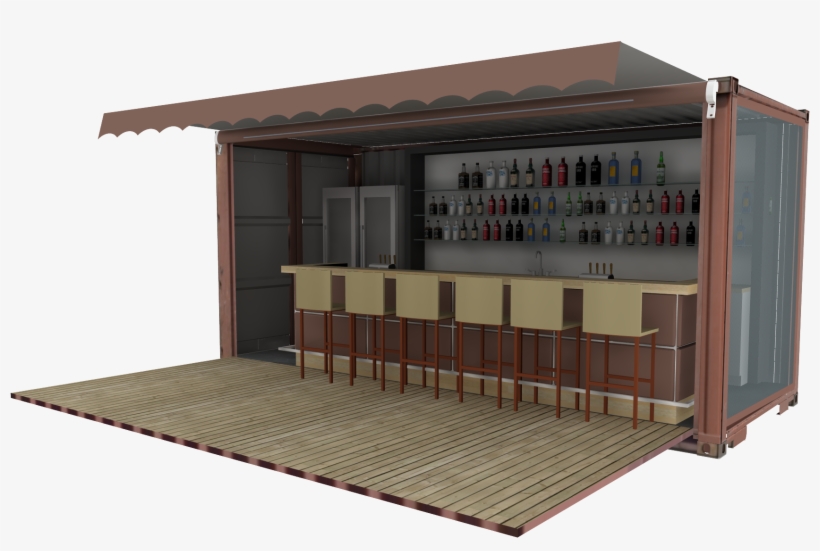 Container Concepts Cafe Box 2039 Container Concepts - Shipping Container Wine Bar, transparent png