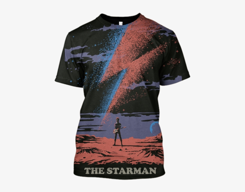 3d The Starman David Bowie Hoodie - David Bowie, transparent png