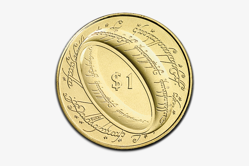 The Lord Of The Rings Brilliant Uncirculated Coin - New New Zealand Coins, transparent png