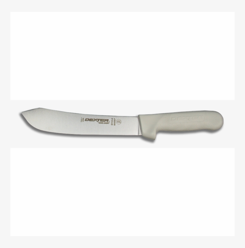 Dexter Russell Sani-safe 8" Butcher Knife - Hunting Knife, transparent png