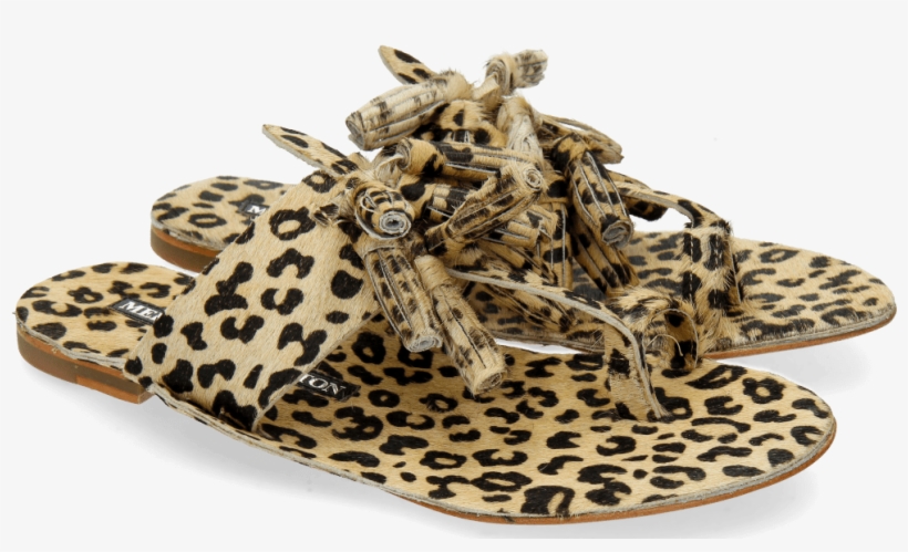 Mules Sandra 30 Hair On Leo Beige - Sandal, transparent png