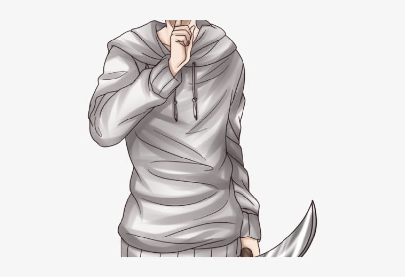 Drawn Jeff The Killer Sketch - Jeff The Killer, transparent png