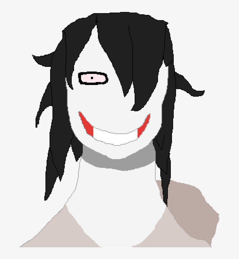 Jeff The Killer - Cartoon, transparent png