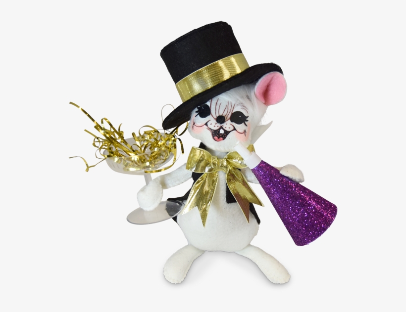 New Year Cheers Mouse - Figurine, transparent png