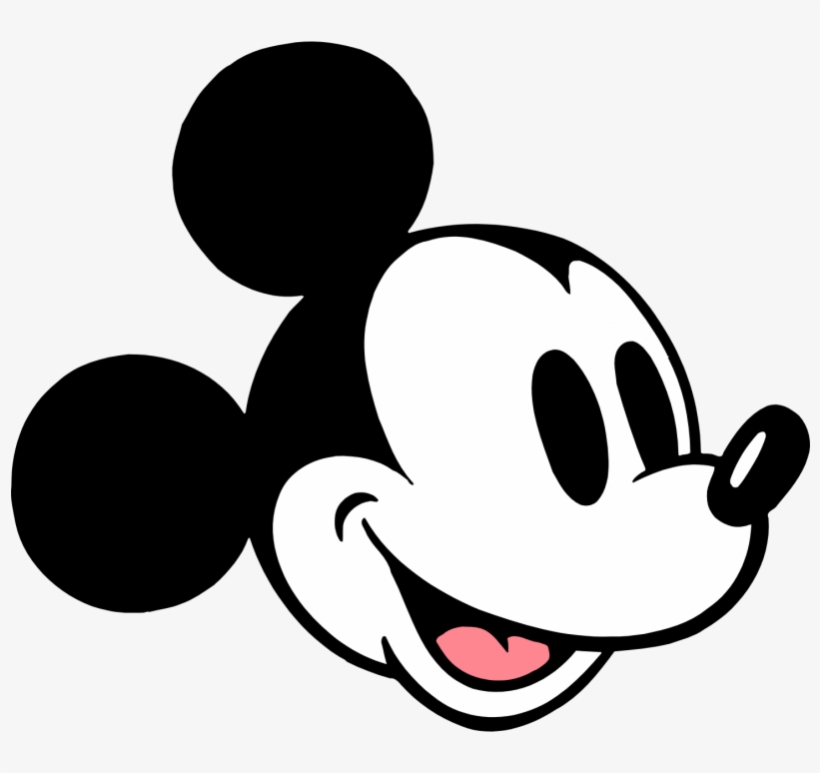 Mickey Silhouette With Sunglasses - Mickey Mouse Wallpaper Black And White, transparent png