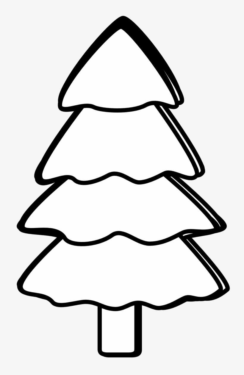 Christmas Tree Black Png - Tree Clipart Black And White, transparent png