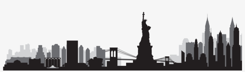 Newyork - Silhouette Of New York City, transparent png