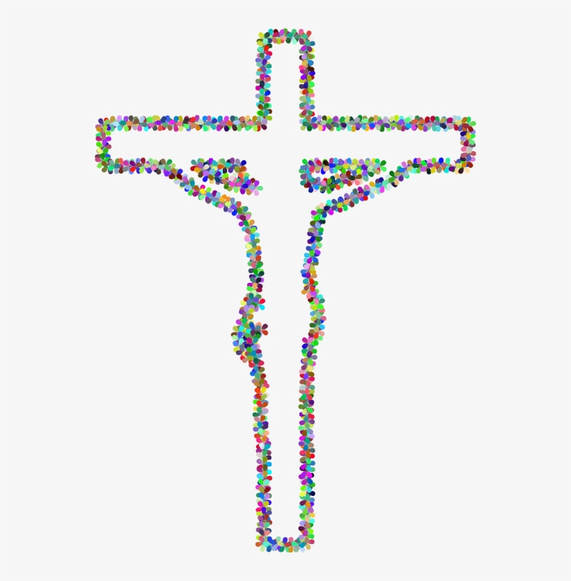 Medium Image - Crucifix Outline, transparent png