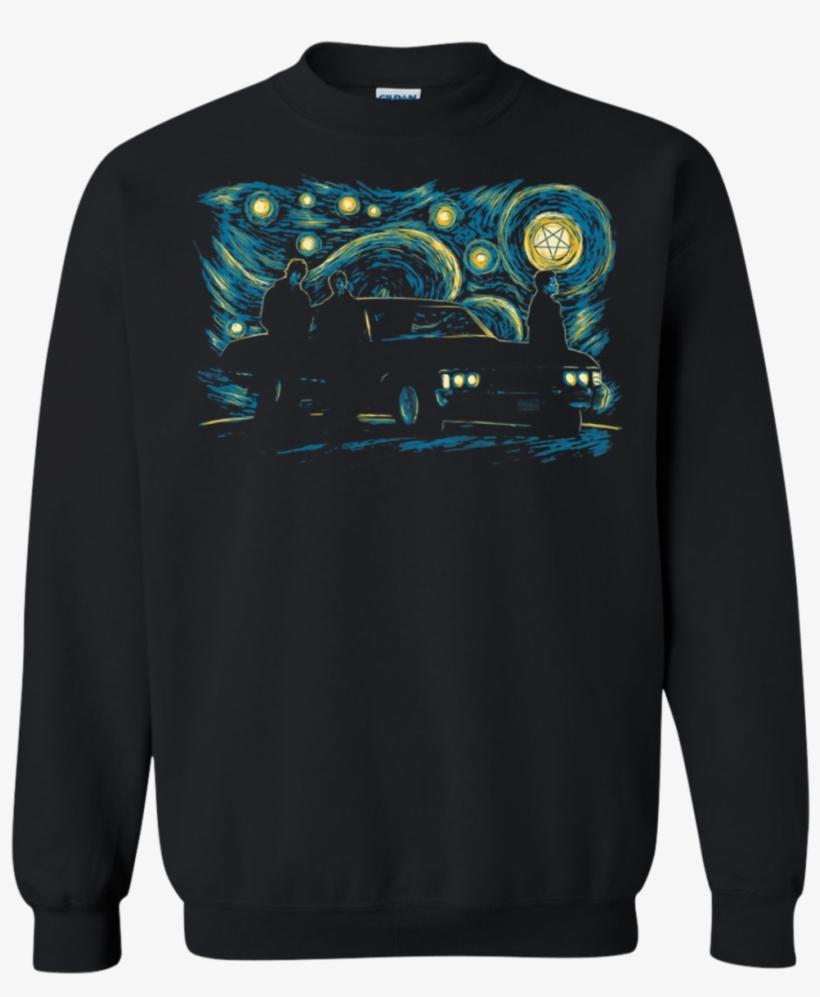 Sam Deam Winchester And Castiel Supernatural Starry - Hot Fiance Christmas Sweater, transparent png