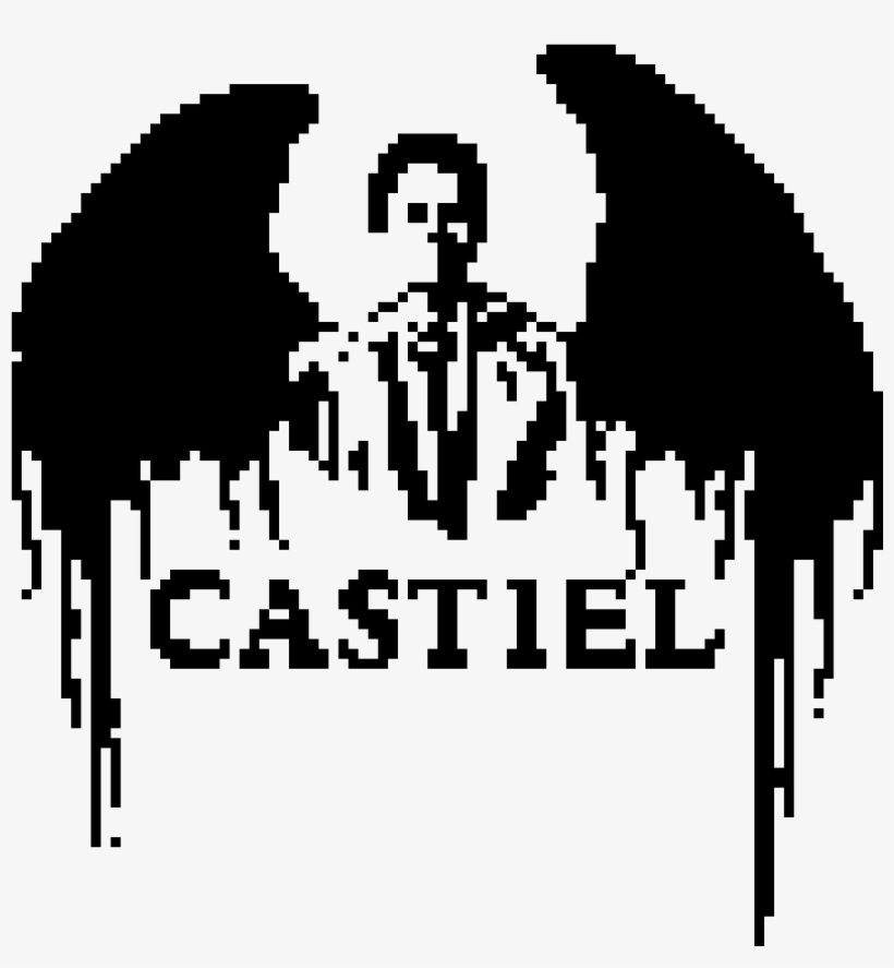 Castiel - Supernatural Crochet Blanket Pattern, transparent png