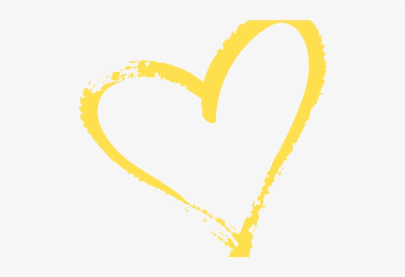 Yellow Heart Cliparts - Illustration, transparent png