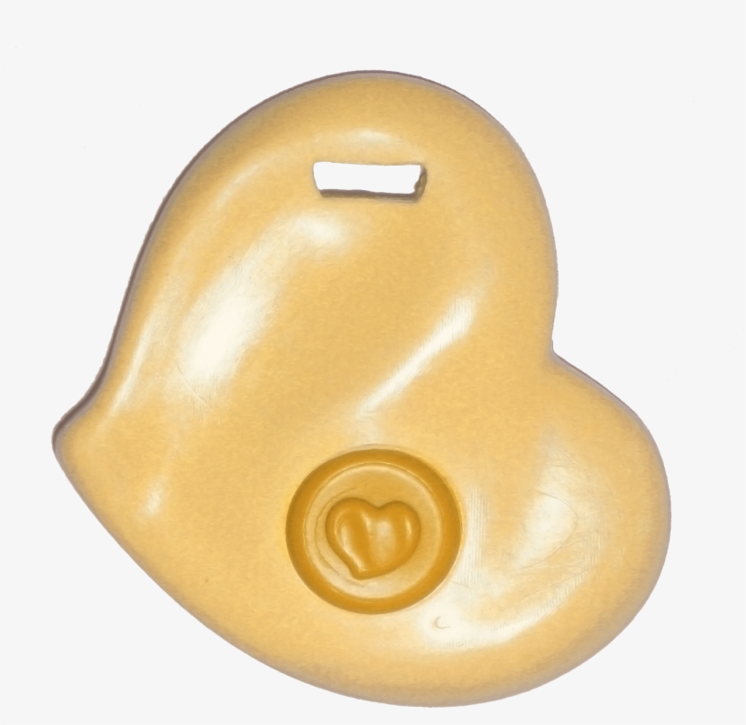 Kidcompanions Chewelry Hearts Close Up Yellow - Jam Dinding, transparent png