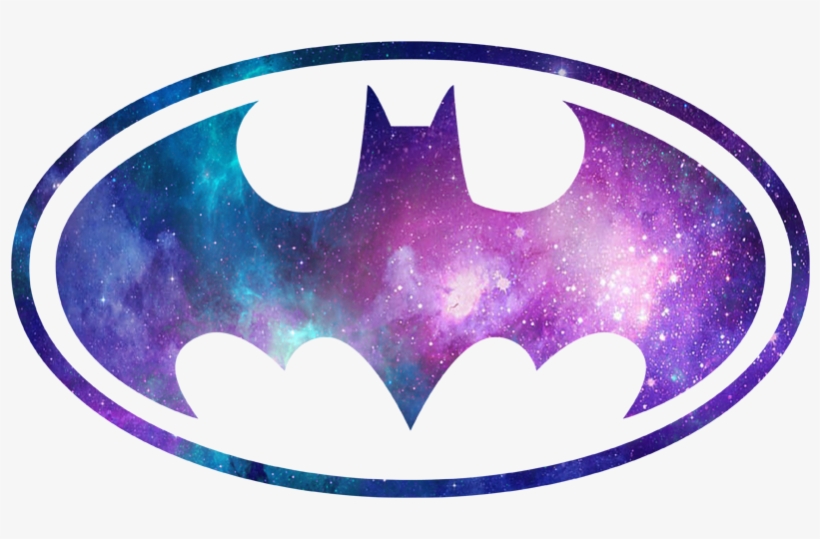 Batman Galaxy Signal Men's Long Sleeve T-shirt - Batman Official Logo, transparent png