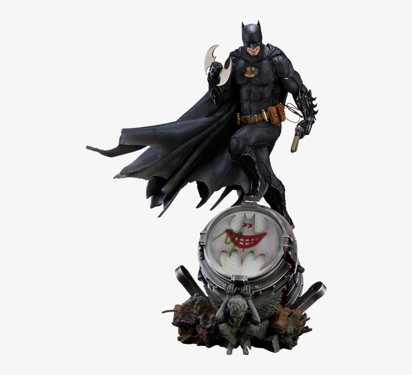 Iron Studios Batman Black Edition Statue - Iron Studios Batman Statues, transparent png