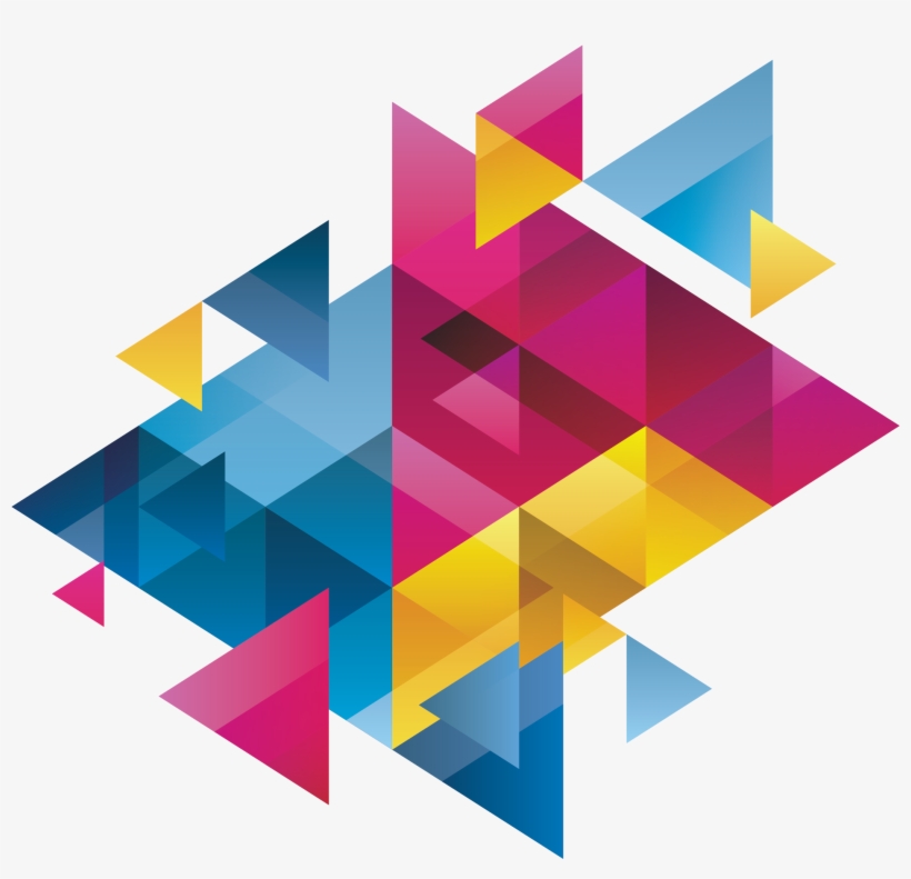 Triangle Abstract Banner Blue Box Banner With Abstract - Asi-provincial Coordination Hello Roma, transparent png