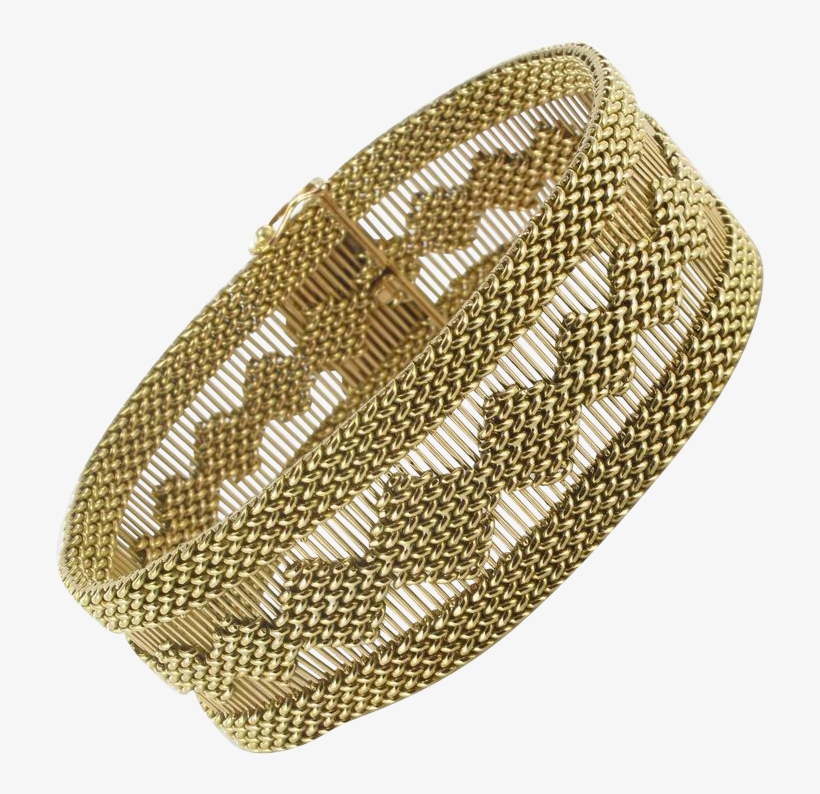 Golden Ribbon Bracelet 18 Karats Gold Yellow - Bangle, transparent png