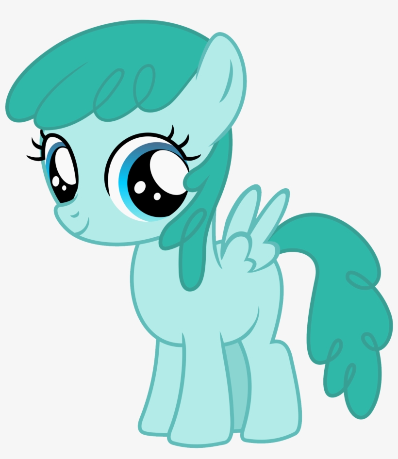 Bluemeganium, Cute, Filly, Looking At You, Safe, Simple - Cartoon, transparent png