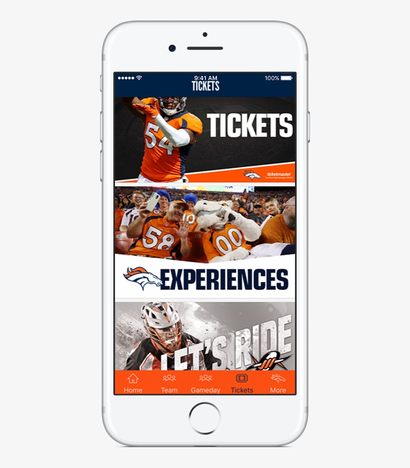 Select Broncos Experiences - Smartphone, transparent png