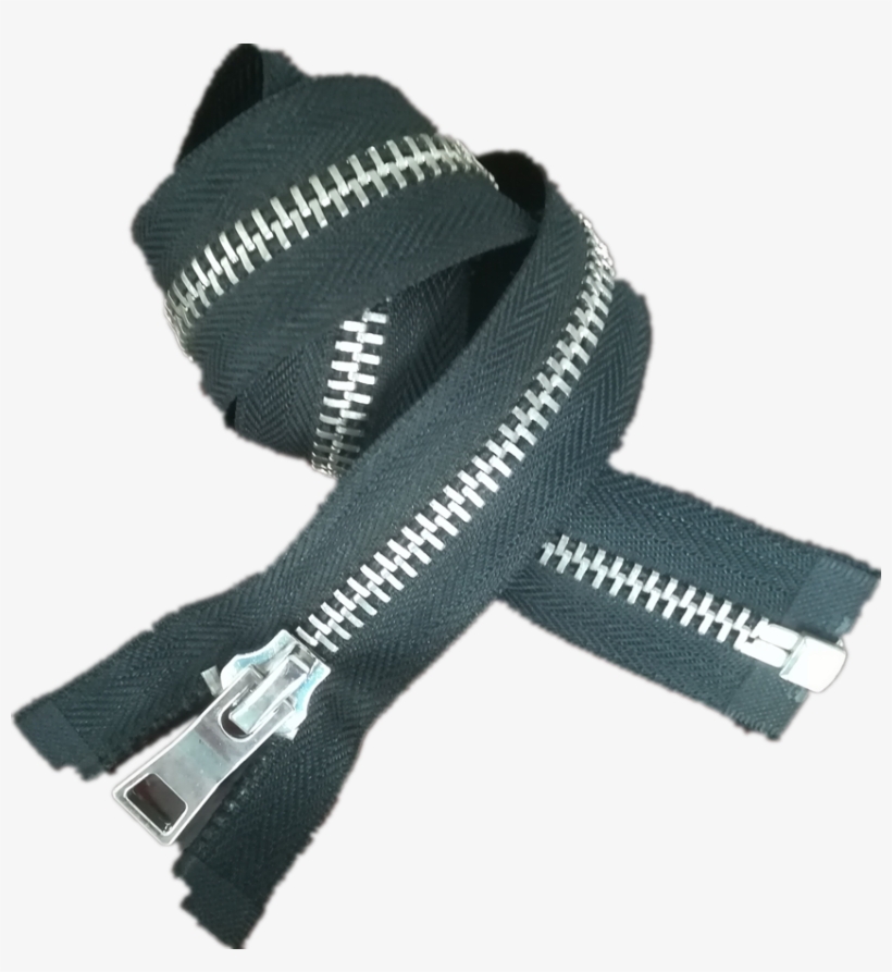 No8 Metal Zipper Bright White Gold Open End With Custom - Scarf, transparent png