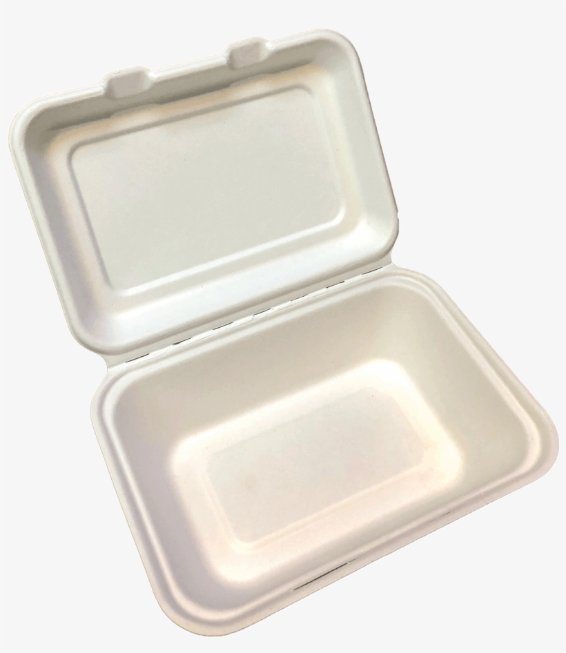 Bagasse Clamshell Regular 18cm X 13cm Case Of - Plastic, transparent png