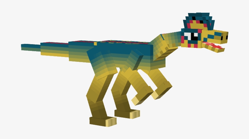 Dilophosaurus1 - Its About Time Minecraft Mod, transparent png