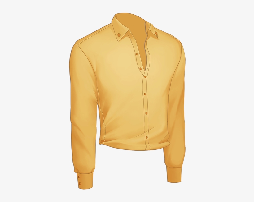 C 4mgeneric S4shirtlong Opencollarbuttonup Cottondaffodil - Zipper, transparent png