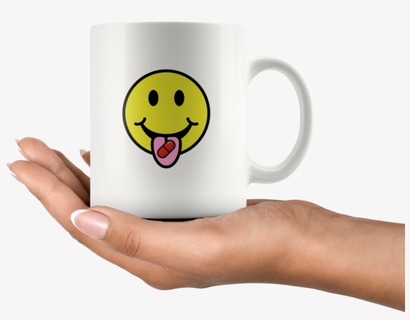 Red Pill Smiley Mug - Mug, transparent png