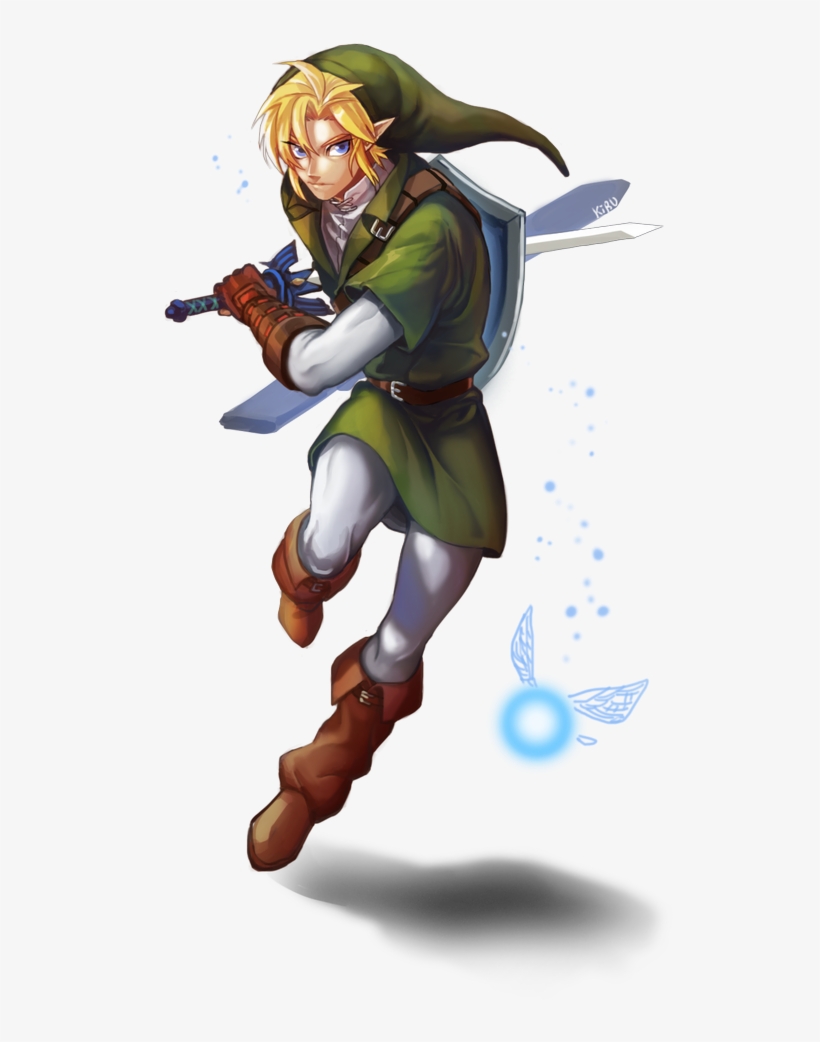 Link Ocarina Of Time - Cartoon, transparent png