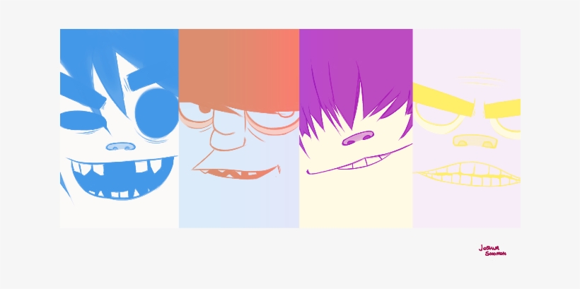 Gorillaz - Illustration, transparent png