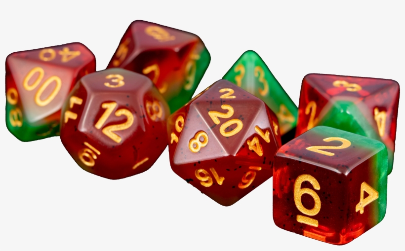 Mdg Resin 7 Die Set Fruit Watermelon - Dice, transparent png