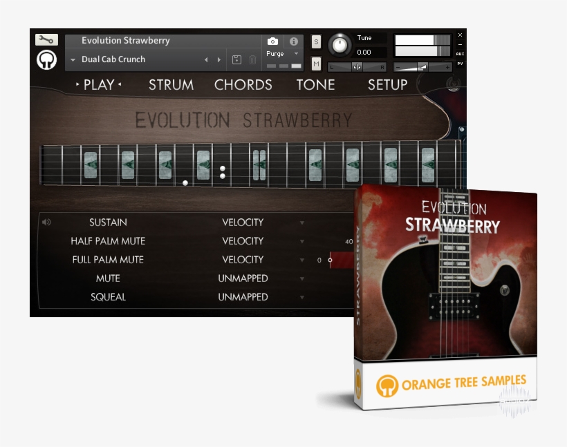 Orange Tree Samples Evolution Electric Guitar Strawberry - Evolution Electric Guitar Strawberry Full Download, transparent png