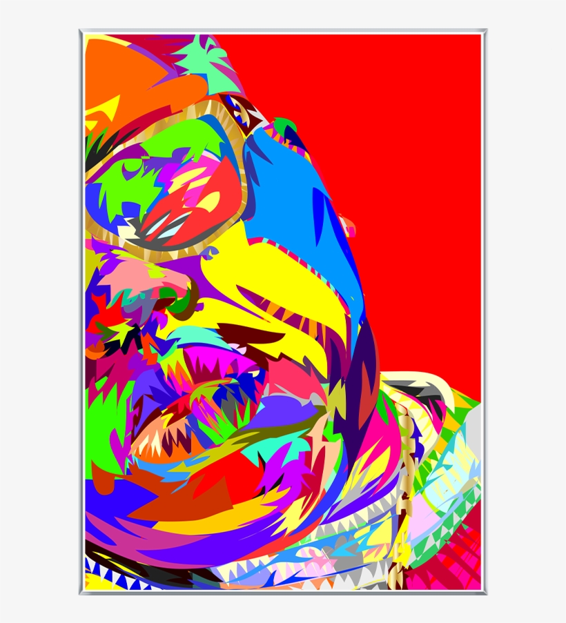 Biggie Interchangeable Fabric Art Print Created By - Canvas, transparent png