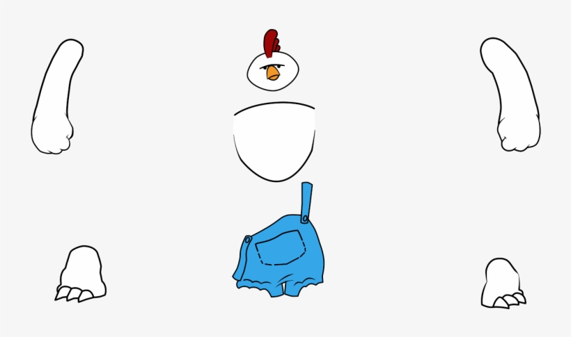 I Want To Be Able To Rig His Overalls To His Body, transparent png