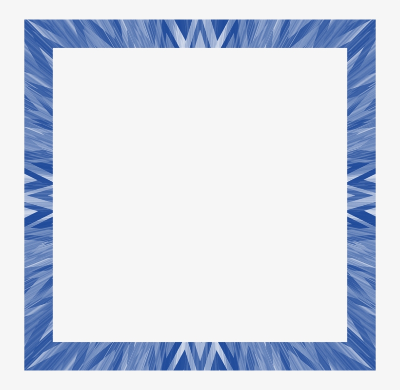Blue, Radiates, Abstract, Frame, Border, Shades, Shapes - Radiation, transparent png