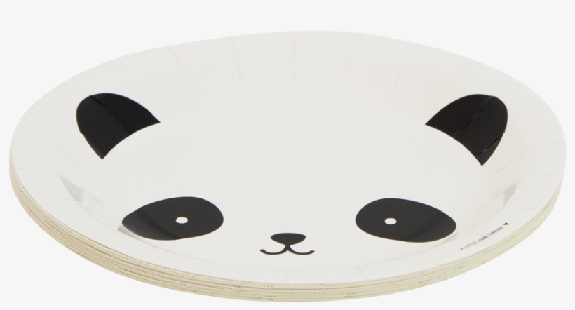 Panda Paper Plate - Giant Panda, transparent png