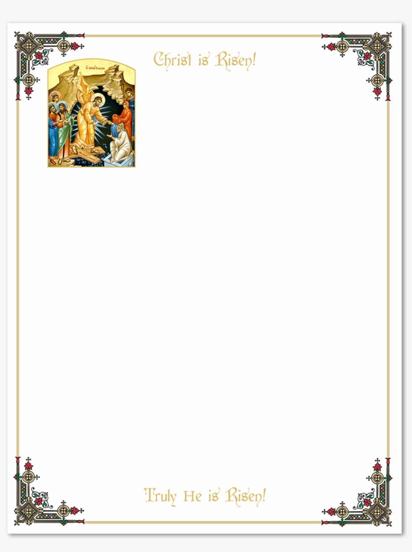 2019 Easter Letterhead - Illustration, transparent png