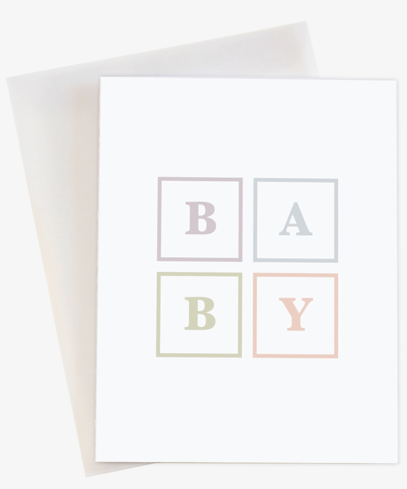 Home / Single Cards / Baby / Blocks - Paper, transparent png