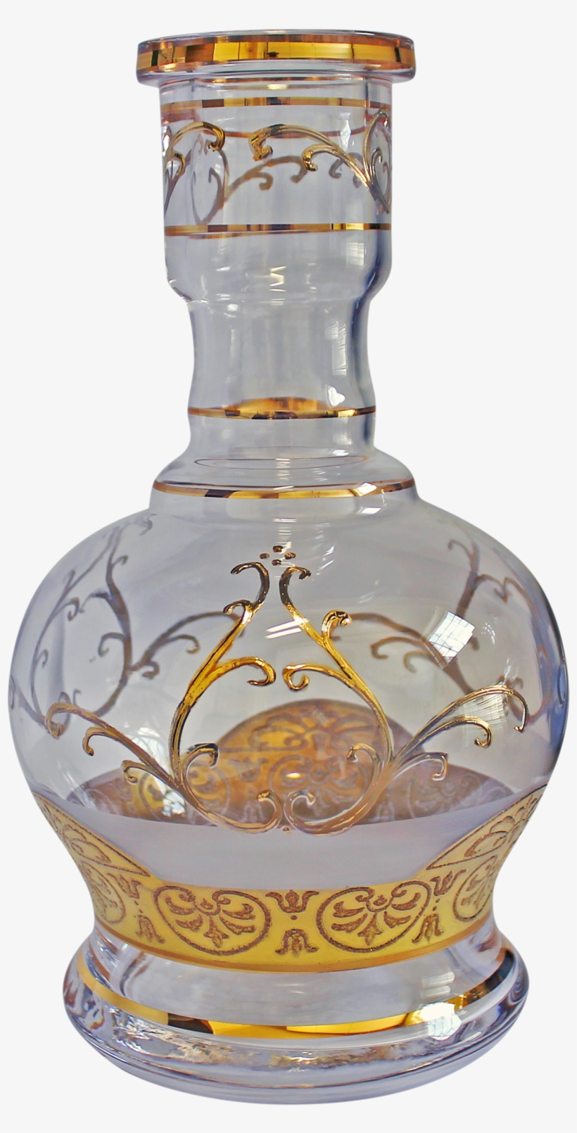Jumbo Médio Jateado Transparente Arabesco - Glass Bottle, transparent png