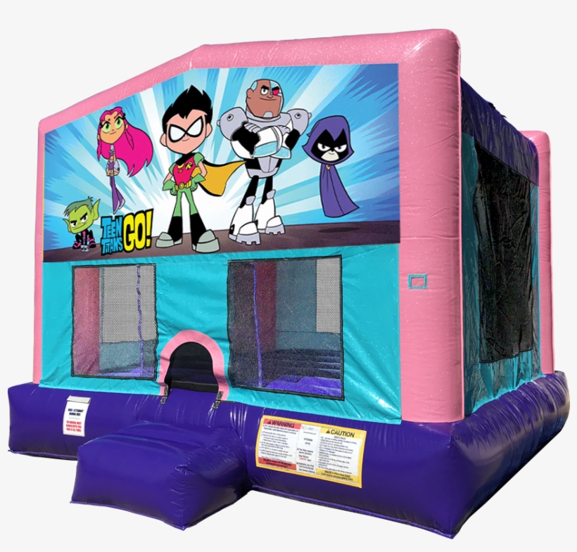 Teen Titans Go Sparkly Pink Bounce House Rentals In - Teen Titans Go S4, transparent png