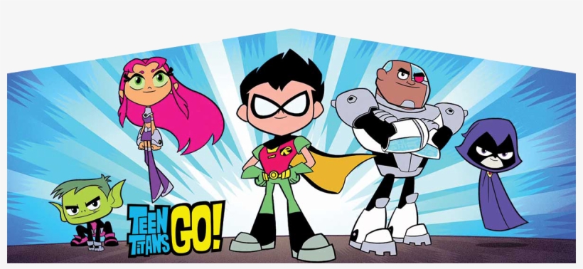 Teen Titans Go Banner - Teen Titans Go To The Movies Poster, transparent png