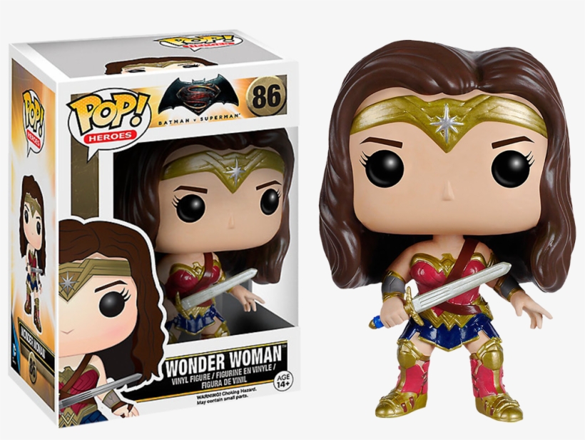 Batman V Superman - Batman V Superman Wonder Woman Pop, transparent png
