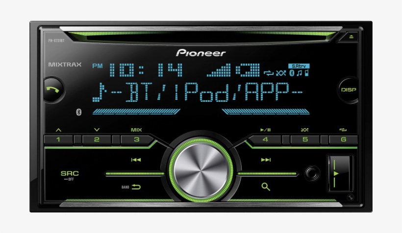 Paqb004 Fhx731bt Pioneer 2 Bocinas Jvc - Pioneer Stereo Double Din, transparent png