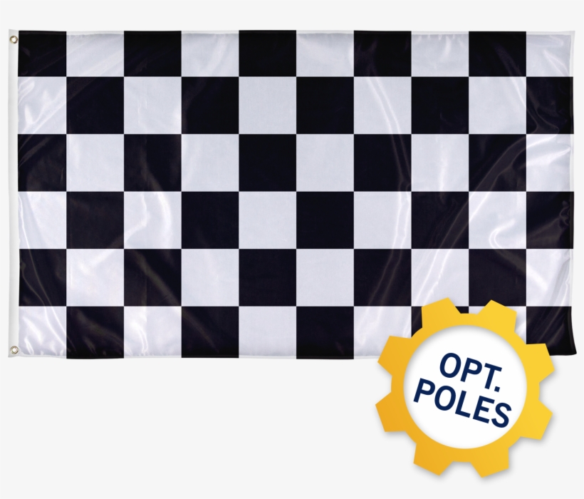 Checkered Flag - Checkered Racing Flag, transparent png