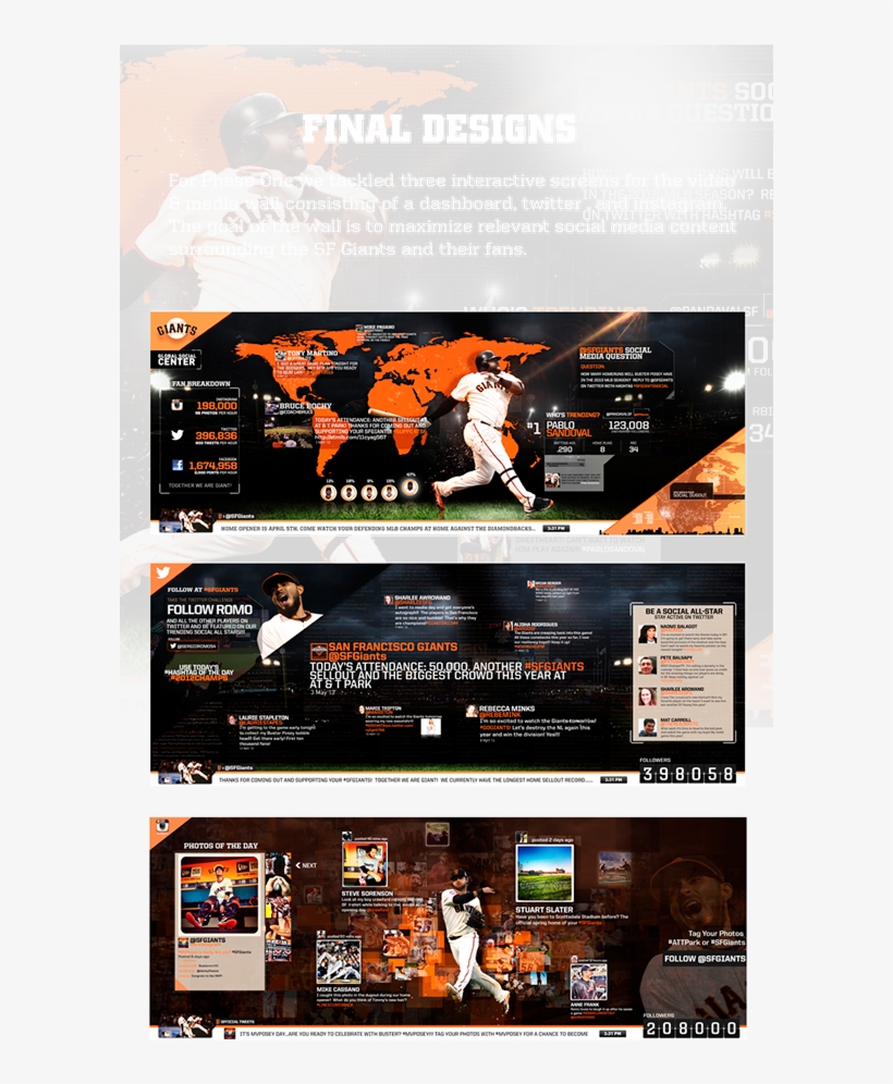 San Francisco Giants Social Media Cafe Digital Signage - Flyer, transparent png