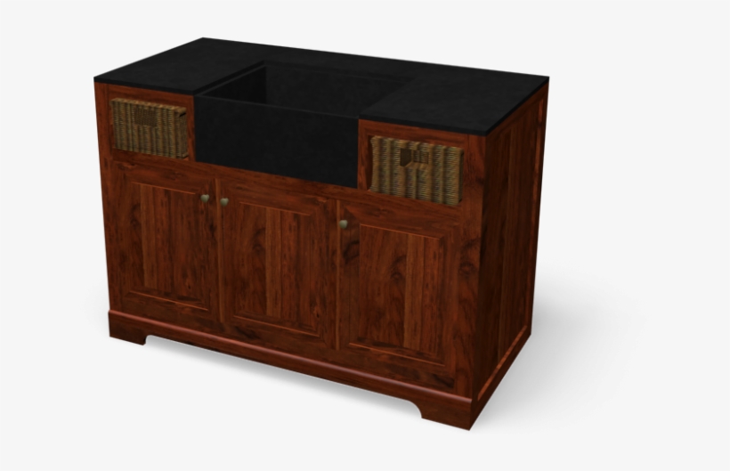 Kitchen Counter 120 Lubéron By Maisons Du Monde - Sideboard, transparent png