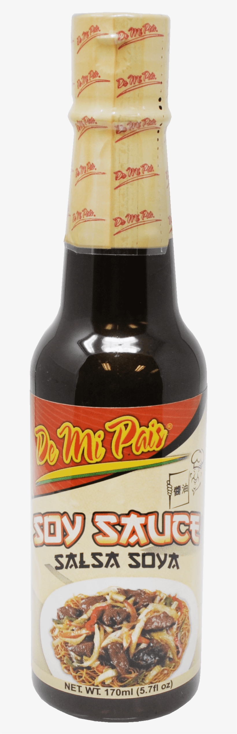 Mi Paiz Soy Sauce - Glass Bottle, transparent png