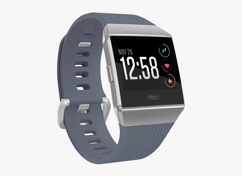 Fitbit Activity Monitors Blue Gray / Silver Gray Fitbit - Montre Pour Le Sport, transparent png