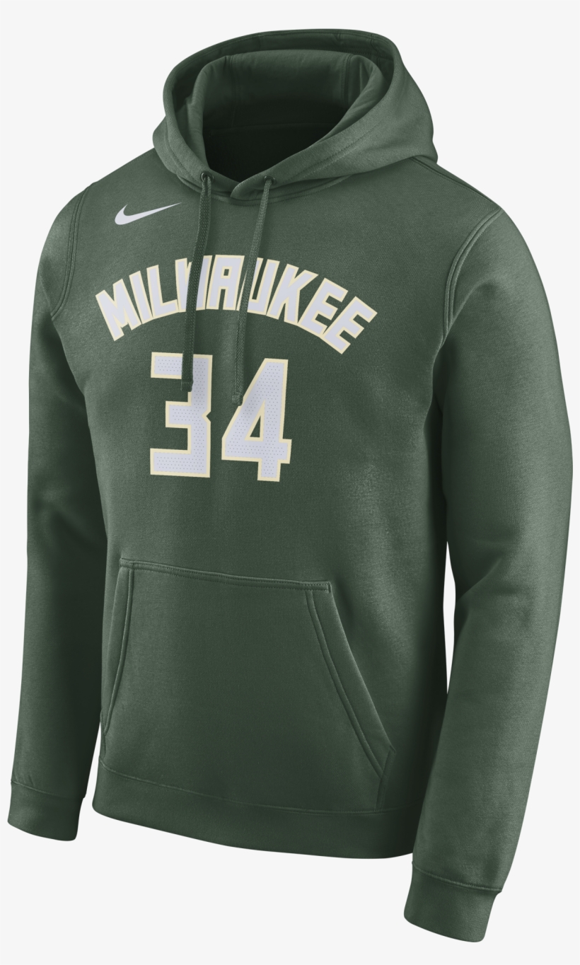 Nike Nba Milwaukee Bucks Giannis Antetokounmpo Hoodie, transparent png