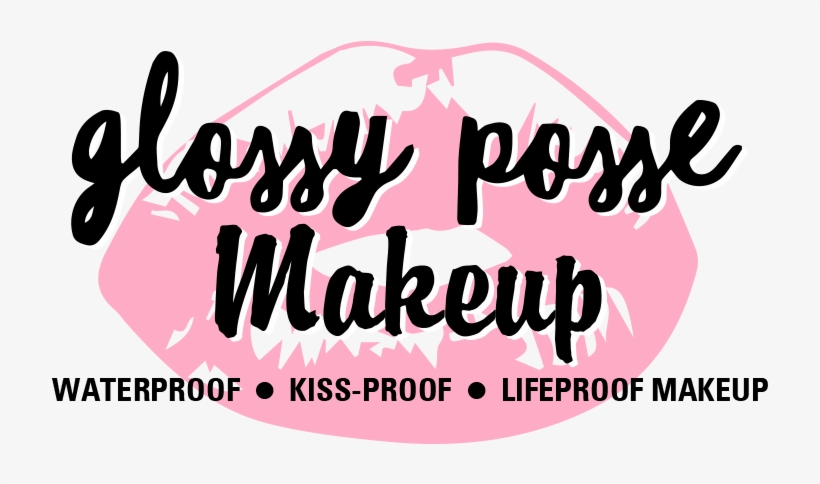 Glossy Posse Makeup Logo - Calligraphy, transparent png