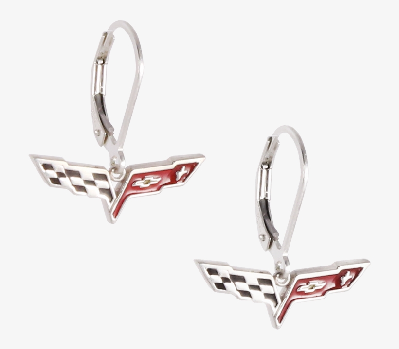 C6 Corvette Sterling Earrings - Earrings, transparent png